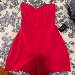 Express hot pink romper